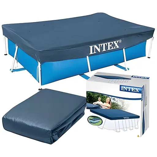 Тент-чохол Intex 28036 для каркасного басейну 260 х 160 см - фото 2