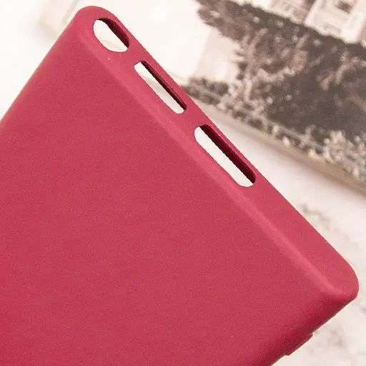 Чехол Lakshmi Silicone Cover Full Camera (A) для Samsung Galaxy S24 Ultra Бордовый / Marsala - фото 7