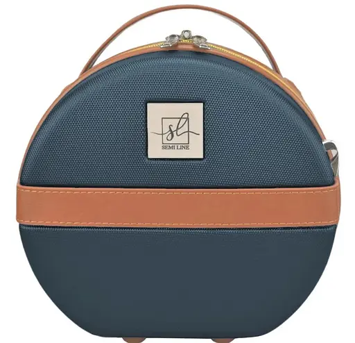 Бьюті-кейс Semi Line 5L Blue/Brown (T5672-1) (DAS302673) - фото 5