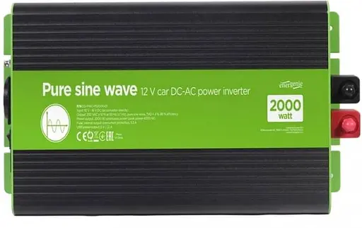 Інвертор EnerGenie 12V/230V 1000W (2000W peak power) чиста синусоїда (EG-PWC-PS2000-01 1000 Вт (EG-PWC-PS2000-01) - фото 3