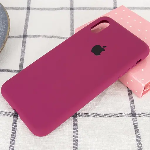 Чохол Epik Silicone Case Full Protective AA для Apple iPhone XS Max 6.5 Бордовий/Maroon - фото 2