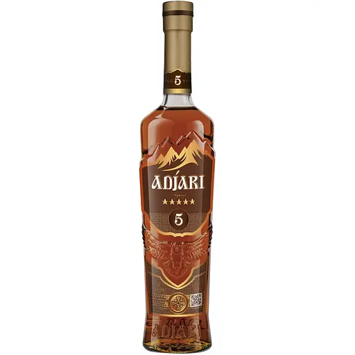 Бренди Adjari 5 звезд 40% 0.5 л 