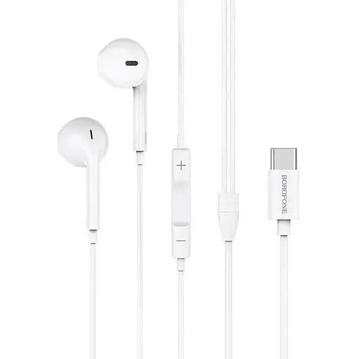 Навушники Borofone BM27 Type-C білі