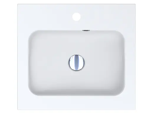 Умивальник Miraggio Della 500 mirasoft 0001068, Білий матовий - фото 3