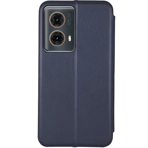 Шкіряний чохол-книжка Classy для Motorola Moto G85 Темно-синій - фото 2
