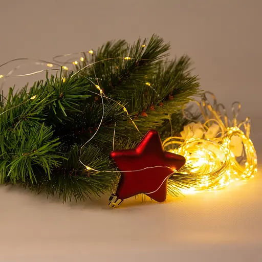 Гирлянда Chomik Штора 150LED теплый белый 3 x 1.5 м (LED8479) - фото 5