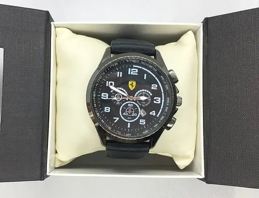 Наручний годинник чоловічий No Brand Ferrari Чорний (IBW304B) - фото 6