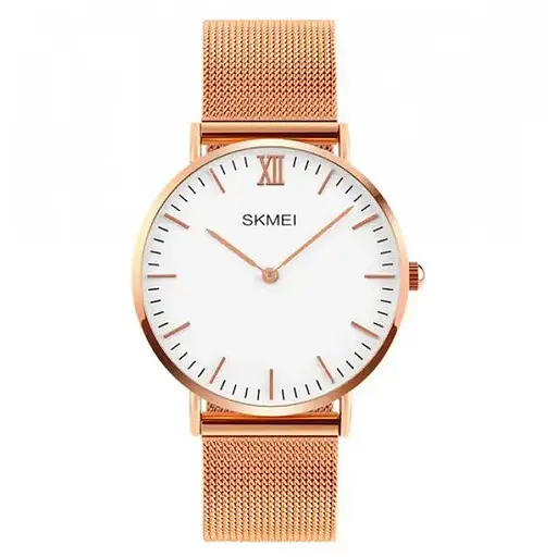 Женские ультратонкие часы Skmei 1182 Cruize Золотистый