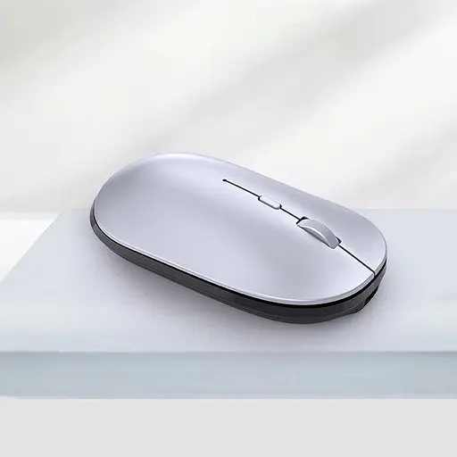 Бездротова миша WIWU WM110 Office Mouse (2 діапазона 2.4G + Bluetooth) срібляста - фото 2