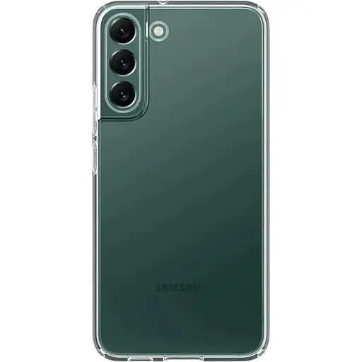 Оригинальный силиконовый чехол Spigen Liquid Crystal для Samsung Galaxy S22 Plus (6.6") Прозрачный (ACS03950)