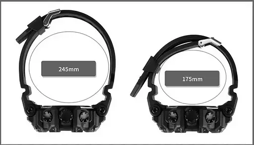 Тактические мужские часы Skmei 1968 Черный с белым циферблатом - фото 7