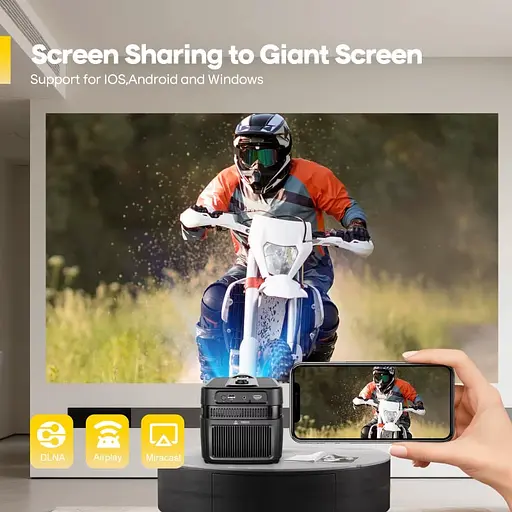 Мультимедийный смарт проектор c автофокусом Magcubic HY450C H726 1080P 2/16 Гб 900 ANSI Android 14 - фото 6