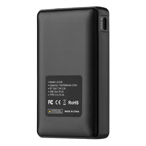 Акумуляторна батарея 2E Tactical 7.4 В, 5000 мАг для одягу з підігрівом - фото 4