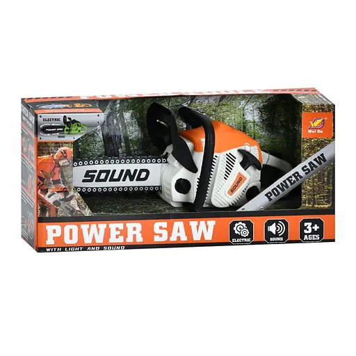 Бензопила 192H 36см, подвижная лента, звук, на батарейке, в коробке (6903317533459) - фото 2