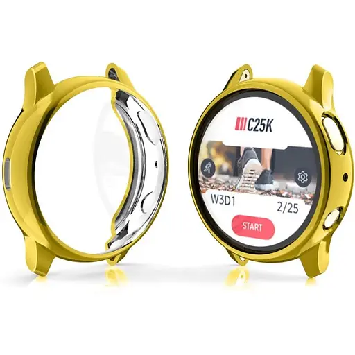 Чохол-накладка DK Silicone Face Case для Samsung Galaxy Watch Active 2 (R830 / R835) 40mm (gold) - фото 4