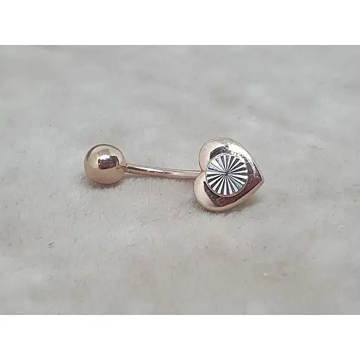 Золота сережка-пірсинг Столична Ювелірна Фабрика з алмазною гранню. 360059 - фото 3