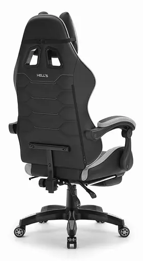 Компьютерное кресло Hell's HC-1039 Gray-Black (тканина) - фото 2