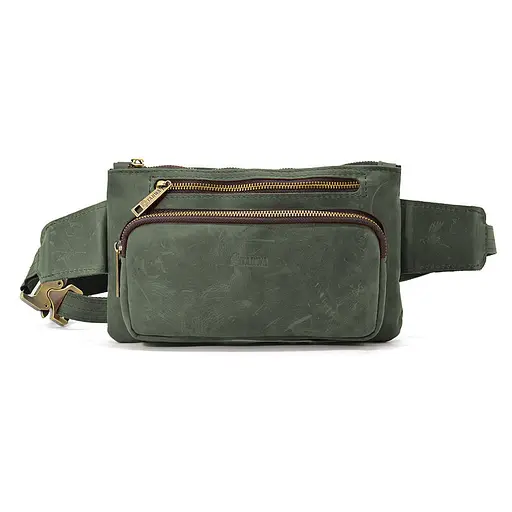 Чоловіча шкіряна сумка на пояс TARWA 26х16х3 см 000296356