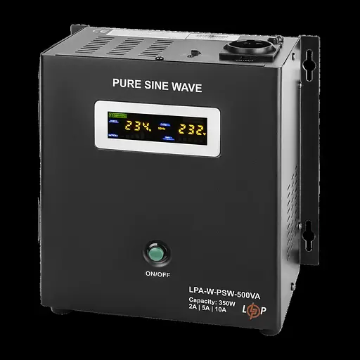 ДБЖ з правильною синусоїдою LogicPower 12V LPA-W-PSW-500VA 350 Вт 2A/5A/10A - фото 5