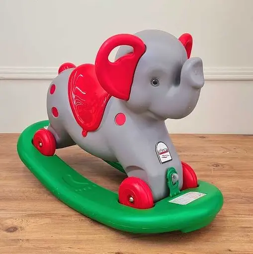 Качалка-каталка Слон 07-523 Pilsan трансформер, на колёсиках, в пакете (8693461101854) - фото 1