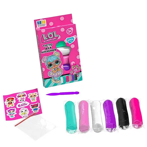 Набор для лепки с тестом L.O.L. Surprise! Lovin LOL41245 в стиках 6 цветов - фото 4