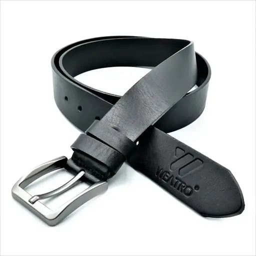 Кожаный ремень Weatro мужской 3,8х115-120 см acs0027495 - фото 1