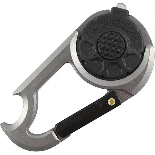 Брелок-карабін Munkees Carabiner Led with Bottle Opener New Grey (1012-1089-NEW-GY)
