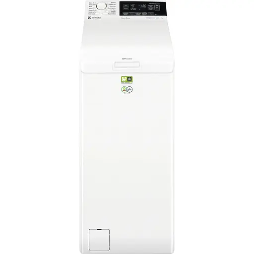 Стиральная машина Electrolux вертикальная 7 кг 1300 A+++ 60 см дисплей пара инвертор белый