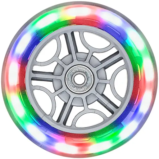 Набор колес для самокатов Globber серии Goup/Primo/Elite/Master Ø121 мм светится 3 цвета 2 шт. (538-002) - фото 2