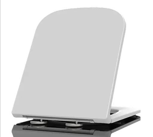 Сиденье для унитаза Mixxus Premium Seat Cover Quadro-Style-2001 с микролифтом 427х344х39 мм MP6613, Белый - фото 3