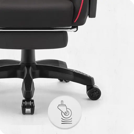 Крісло Cabro C501 Black-Red тканина - фото 6