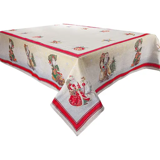 Скатертина Lefard Home Textile Snowing гобеленова 140х140 см (716-169) - фото 1