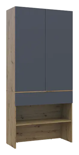 Прихожая Doros Сплит Дуб Артизан/Графит ДСП 94х39х200 (44900271) - фото 7