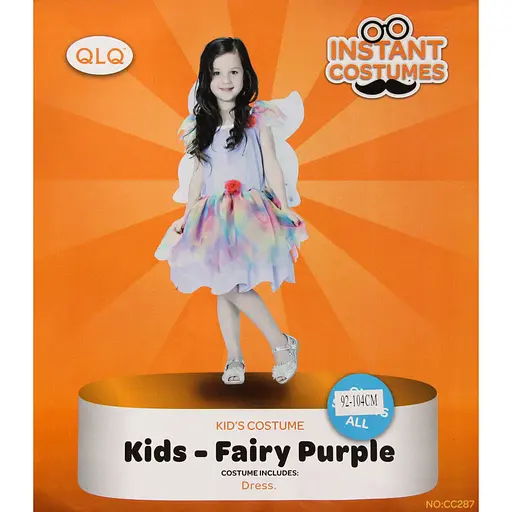 Карнавальний костюм для дівчинки Devilon Фея-фіалка 92-104 см (CC287A) - фото 3