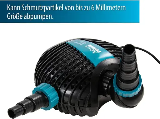 Насос для ставка AquaForte O-4.600, 35 Вт, максимальна продуктивність 4,6 м3/година, максимальна висота 2,60 м, довжина кабелю 10 - фото 4