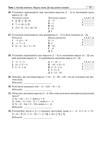 Математика. Алгебра та початки аналізу : ЗНО та НМТ: Комплексне видання. Ч. І. ЗНО та НМТ 2025 - фото 16