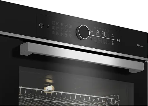 Духовой шкаф электрический Beko A+ дисплей конвекция телескоп 72 л нержавеющая сталь - фото 5