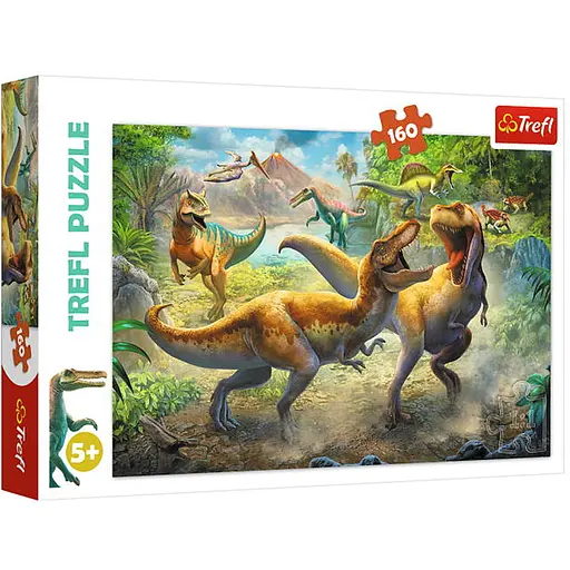 Пазл Trefl Поєдинок тиранозаврів 160 ел. (15360) - фото 1