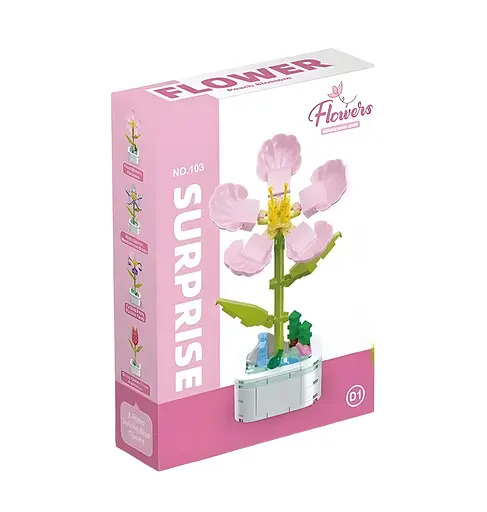 3D конструктор Flowers Пион на 172 детали (25-116) - фото 2