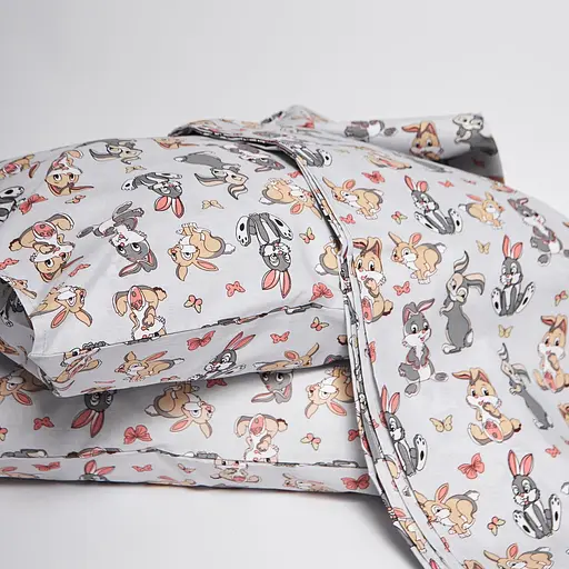 Постільний набір Moon&Star (підковдра 143х210 см + 2 наволочки 70х70 см) Бязь Gold Люкс Bunny Dreams - фото 4