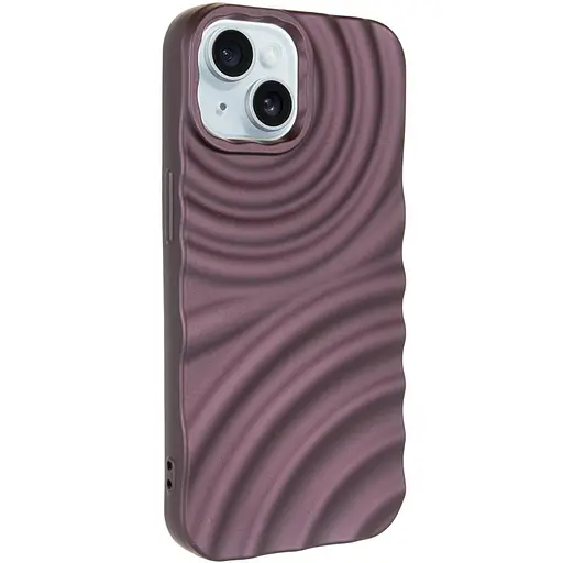 Чохол Epik TPU MonoWave для Apple iPhone 15, 6.1 Brown