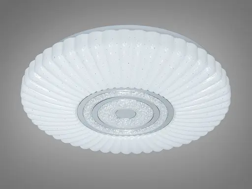 Світлодіодна люстра Diasha біла хром 34 Вт 6 м² - фото 4