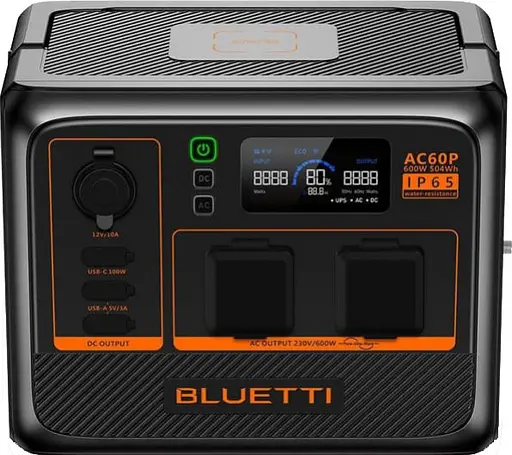 Зарядная станция BLUETTI AC60P 504Wh 600W - фото 4
