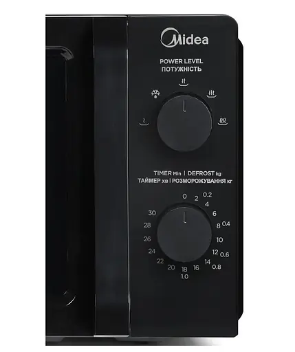 Микроволновая печь Midea MM7P012LV-B (черная) - фото 4