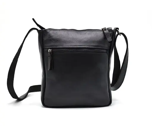 Чоловіча шкіряна сумка через плече TARWA 22х25.5х4 см sum0025877 - фото 4