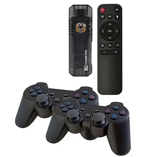 Ігрова приставка Game Stick + Android TV 8k Ultra HD 64gb Black