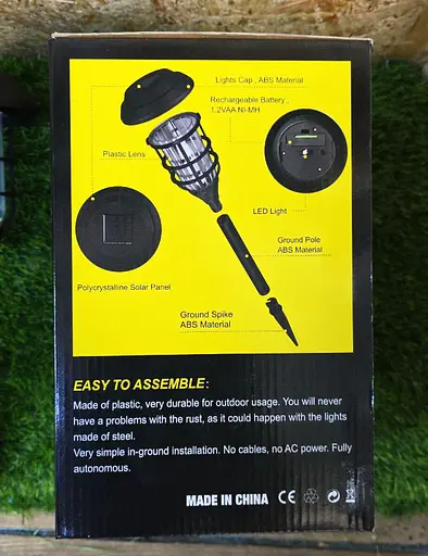 Вуличні садові сонячні світильники Solar Lawn Lamp X20 6 шт. на сонячних батареях підсвічування газону - фото 8