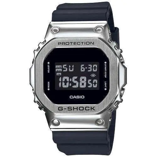 Наручні годинники чоловічі Casio G-Shock GM-5600-1ER з полімерним ремінцем - фото 2