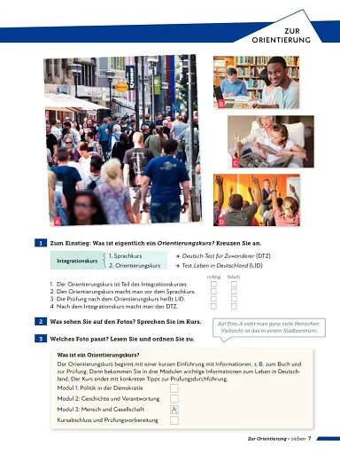 Mein Leben in Deutschland Der Orientierungskurs. Kursbuch plus interaktive Version - фото 3