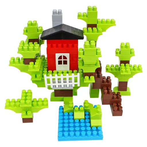 Детский набор конструктора Дом на дереве ТехноК 1089TXK 130 деталей - фото 5